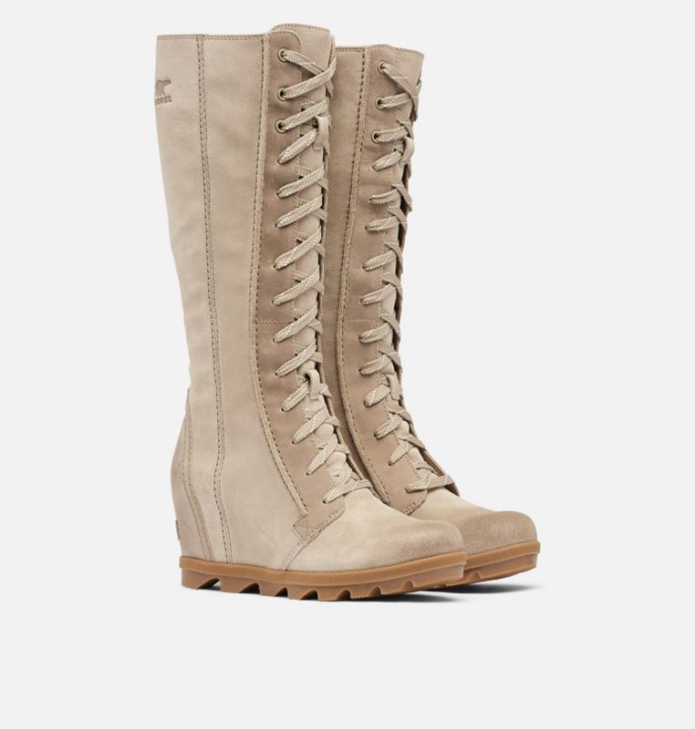 Womens Wedges Brown - Sorel Joan of Arctic™ II Tall Boot - 318-DUMNTC